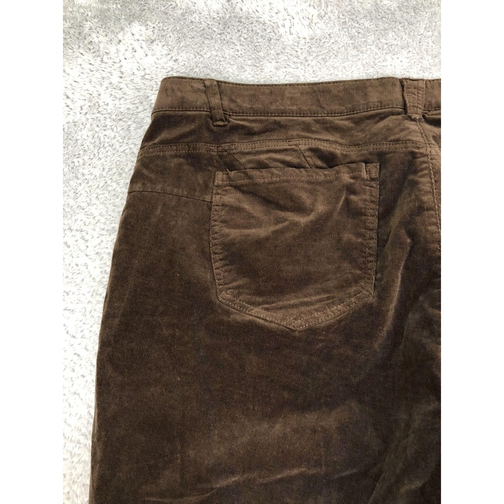 Democracy Corduroy Pants Womens 24W (48x30.5) Brown Straight Ab Solution - Picture 5 of 12